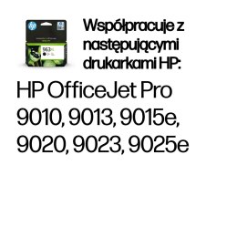 HP 963XL oryginalny wysokowydajny wkład atramentowy czarny