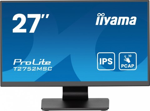 IIYAMA Monitor 27 cali T2752MSC-B1AG 10 PKT. POJ,IPS,HDMI,DP,2x1W,7H,2xUSB, 400cd/m2,AG-(Anti Glare)