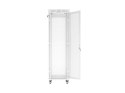 Lanberg Szafa instalacyjna rack stojąca 19 cali 42U 600x800 drzwi perforowane LCD szara (Flat pack)