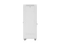 Lanberg Szafa instalacyjna rack stojąca 19 cali 42U 600x800 drzwi perforowane LCD szara (Flat pack)