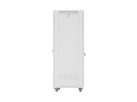 Lanberg Szafa instalacyjna rack stojąca 19 cali 42U 600x800 drzwi perforowane LCD szara (Flat pack)