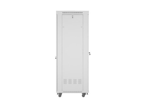 Lanberg Szafa instalacyjna rack stojąca 19 cali 42U 600x800 drzwi perforowane LCD szara (Flat pack)