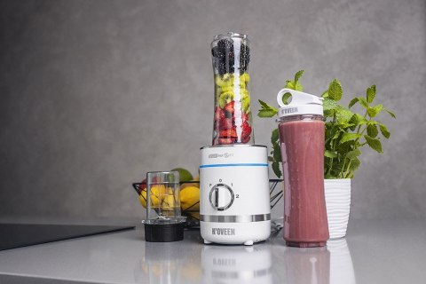 Blender kielichowy NOVEEN Sport Mix&Fit SB1100 X-LINE, biały