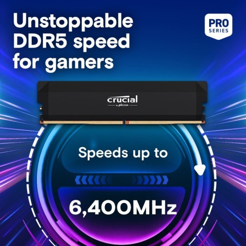 Crucial Pamięć DDR5 Pro OC 64/6000(2*32GB) CL40 czarna
