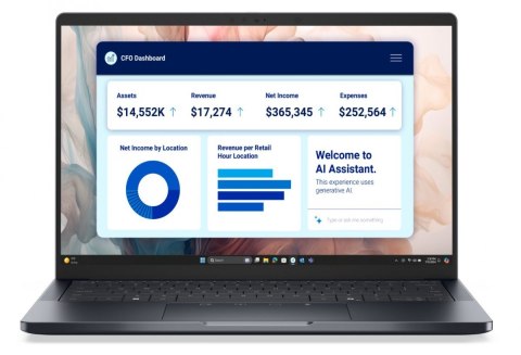 Dell Laptop Dell Pro 14 Premium PA14250 W11P Ultra 5 236V/16GB/512GB/14.0 FHD+ 300nit/Arc/FgrPr/Cams&Mic/WLAN+BT/BcklKb/3C/vPro/3YPS 