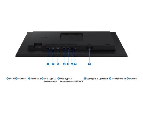 Samsung Monitor 27 cali S40GD IPS 1920x1080 FHD 16:9 2xHDMI 1xDP 2xUSB-A 2.0 1xUSB-B 5ms 100Hz HAS+PIV głośniki płaski 3YOn-Site (LS27D4