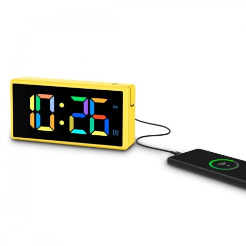 Hama Budzik elektroniczny Ibiza Żółty