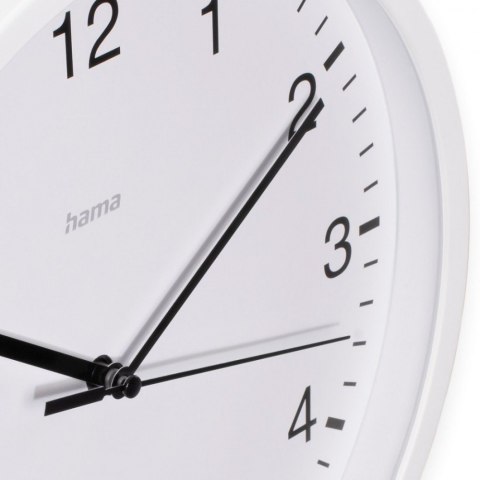 Hama Zegar ścienny Elba 25 cm Biały