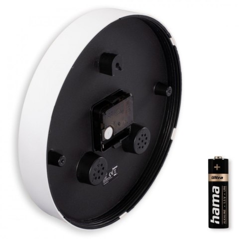 Hama Zegar ścienny Elba 25 cm Biały