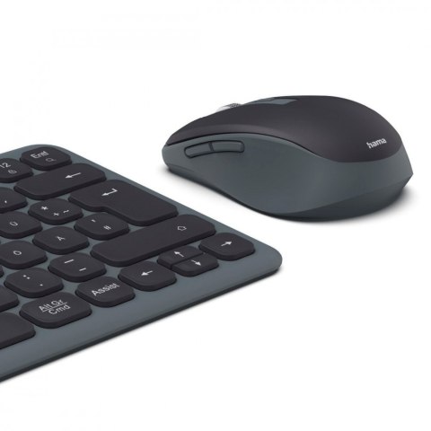 Hama Zestaw klawiatura i mysz WKM-500 Czarno-szara