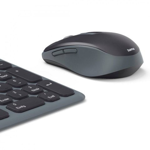 Hama Zestaw klawiatura i mysz WKM-550 Czarno-szara