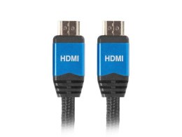 Kabel Lanberg Premium CA-HDMI-20CU-0010-BL (HDMI M - HDMI M; 1m; kolor czarny)