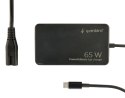 Gembird Ładowarka uniwersalna 65W USB-C FC czarna