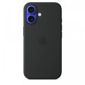 Apple Etui silikonowe z MagSafe do iPhonea 16 - czarne