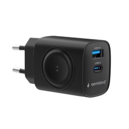 Gembird Ładowarka USB-A USB-C 20W PowerDelivery Quick Charge 3.0, czarna