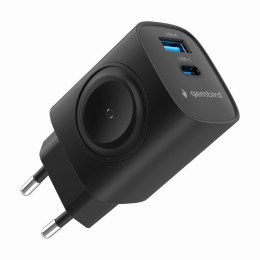 Gembird Ładowarka USB-A USB-C 20W PowerDelivery Quick Charge 3.0, czarna