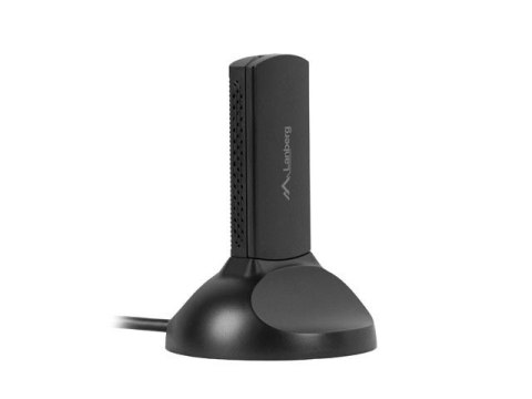Lanberg Karta sieciowa bezprzewodowa WIFI NC-3000-WI USB 3.0 AX3000 TRI-BAND 2 wewnętrzne anteny