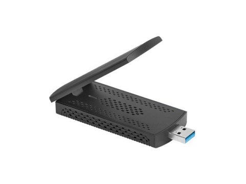 Lanberg Karta sieciowa bezprzewodowa WIFI NC-3000-WI USB 3.0 AX3000 TRI-BAND 2 wewnętrzne anteny