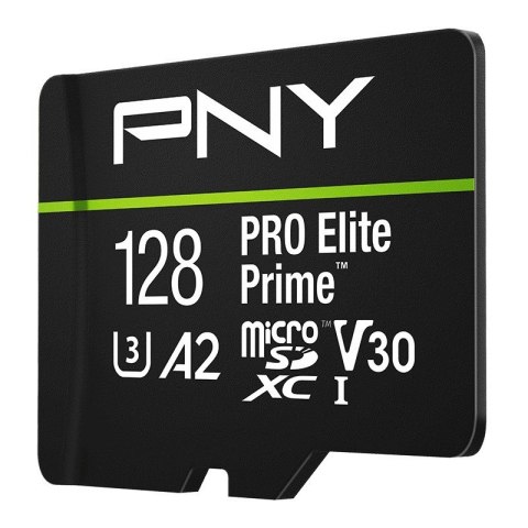 PNY Karta pamięci microSDXC Elite Prime 128GB + adapter SD + czytnik USB-A