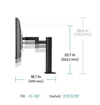 Benq Monitor 28 cali RD280UA 4K IPS 5ms/IPS/1200:1/HDMI/DP