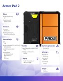 ULEFONE Tablet Armor Pad 2 4G 11" 8/256GB IP69K Czarny