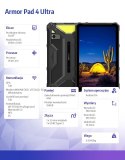ULEFONE Tablet Armor Pad 4 Ultra 5G 10.36" 8/256GB IP69K Czarny