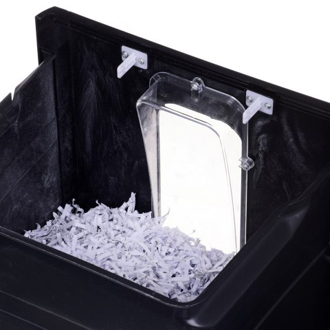 Niszczarka Activejet ASH-2502C, P-4, 28 l, ścinki 4x40 mm, 25 kartek, czarna