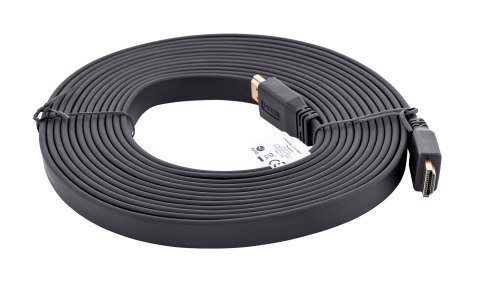 Kabel Lanberg CA-HDMI-21CU-0050-BK (HDMI M - HDMI M; 5m; kolor czarny)