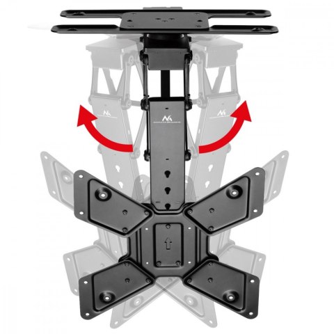 Maclean Uchwyt sufitowy elektryczny do TV, MC-491 23-65', max 30kg, VESA 600x400, obrót 90st, pilot
