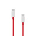 Ładowarka sieciowa OnePlus SuperVOOC GaN Dual Charger 120W USB-A/USB-C + kabel USB-C 1m Biała