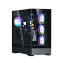 Zalman Obudowa P40 Prism Mid-Tower szkło hartowane czarna