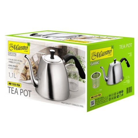 Feel-Maestro Czajniczek do parzenia herbaty / ziół 1,1l MR-1333-TEA