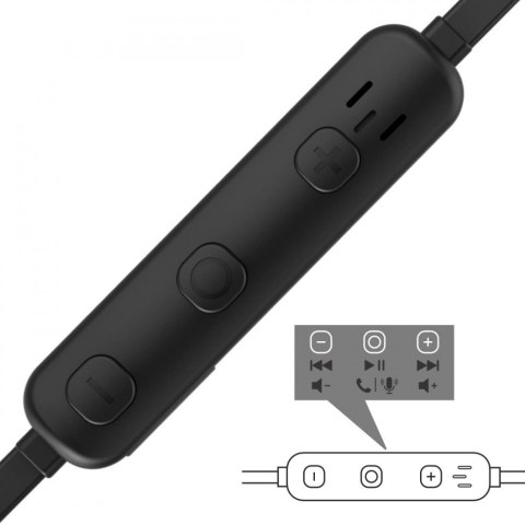 Hama Słuchawki bezprzewodowe Freedom Run II dokanałowe z mikrofonem czarne