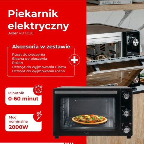 Piekarnik elektryczny ADLER AD 6028