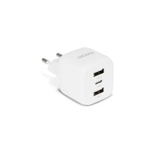 Ładowarka sieciowa GaN Dicota 2x USB-A 1x USB-C 32W biała