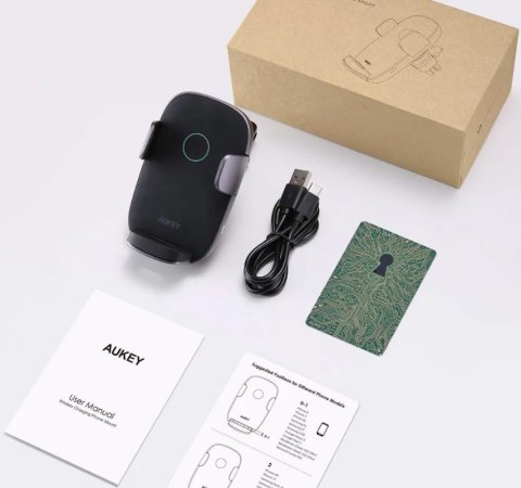AUKEY HD-C52 uchwyt ładowarka bezprzewodowa indukcyjna Qi 10W