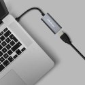 Qoltec Adapter aluminiowa przejściówka USB-C na HDMI 4K | 60Hz | 32AWG