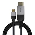 Qoltec Kabel Adapter USB-C na HDMI high speed 4K | 60Hz | 32AWG | 2m