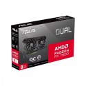 Asus Karta graficzna Dual Radeon RX 7600 EVO OC Edition 8GB GDDR6