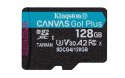 Kingston Karta microSD 128GB CanvasGo! Plus 200MB/s A2 U3 V30 + adapter