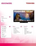 Toshiba Telewizor LED 65 cali 65UV3463DG