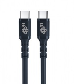 TB Kabel USB C - USB C 60W żelowy 1m czarny