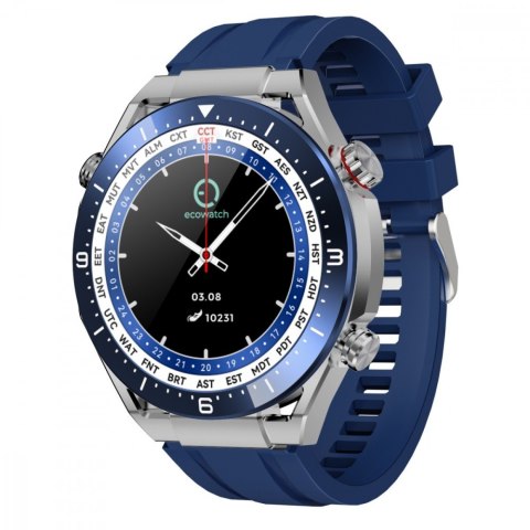 EcoWatch Smartwatch EW01 srebrny