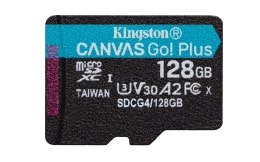 KINGSTON microSDXC Canvas Go Plus 128GB + Adapter