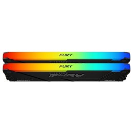 Pamięć RAM Kingston Fury Beast Black RGB 32GB (2x16GB) DDR4 3200MHz