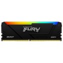 Pamięć RAM Kingston Fury Beast Black RGB 32GB (2x16GB) DDR4 3200MHz