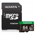 Adata Karta microSD Speed Plus 64GB UHS1 U3 V30 A2 160/140 MB/s