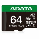 Adata Karta microSD Speed Plus 64GB UHS1 U3 V30 A2 160/140 MB/s