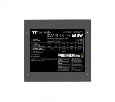 Thermaltake Zasilacz Smart BX1 SE 650W 80+ Bronze EU
