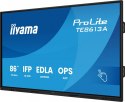 IIYAMA Monitor 86 cali TE8613A-B1AG INFRARED,40pkt,IPS,4K,7H,450cd/m2, WiFi,USB, ANDROID 14, Google EDLA,2x20W, UCHWYT CIENNY